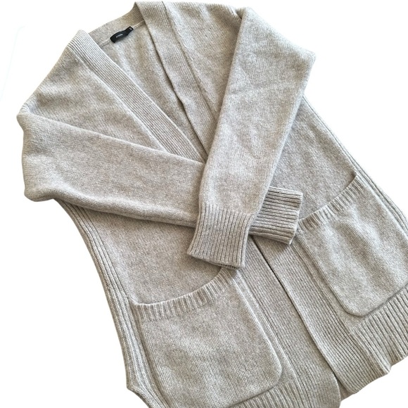 Joseph Cashmere Luxe Grey Cardigan Size Small - Picture 12 of 13